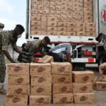 distribution de kits sanitaires dans les prisons de Côte d’Ivoire