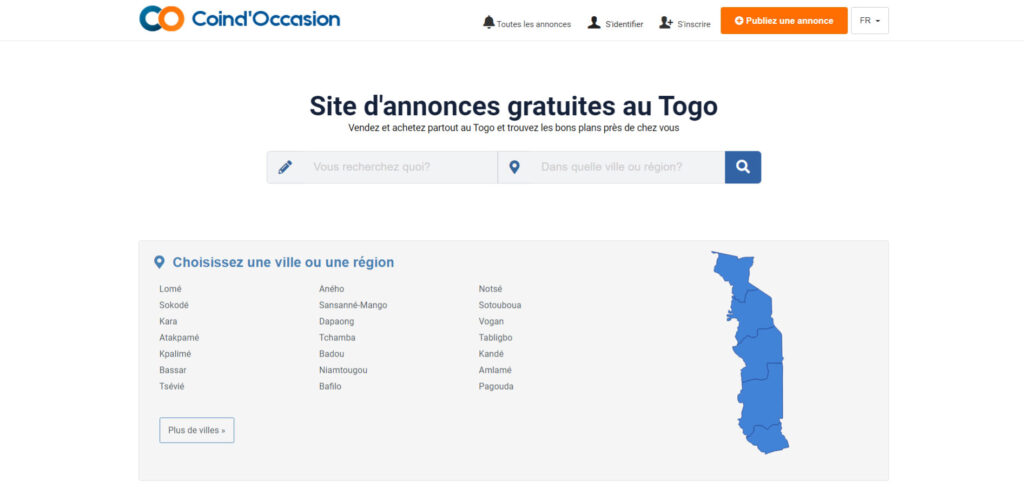 site de petites annonces gratuites au Togo