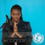 Murielle Ahouré ambassadrice de l’Unicef Côte d'Ivoire