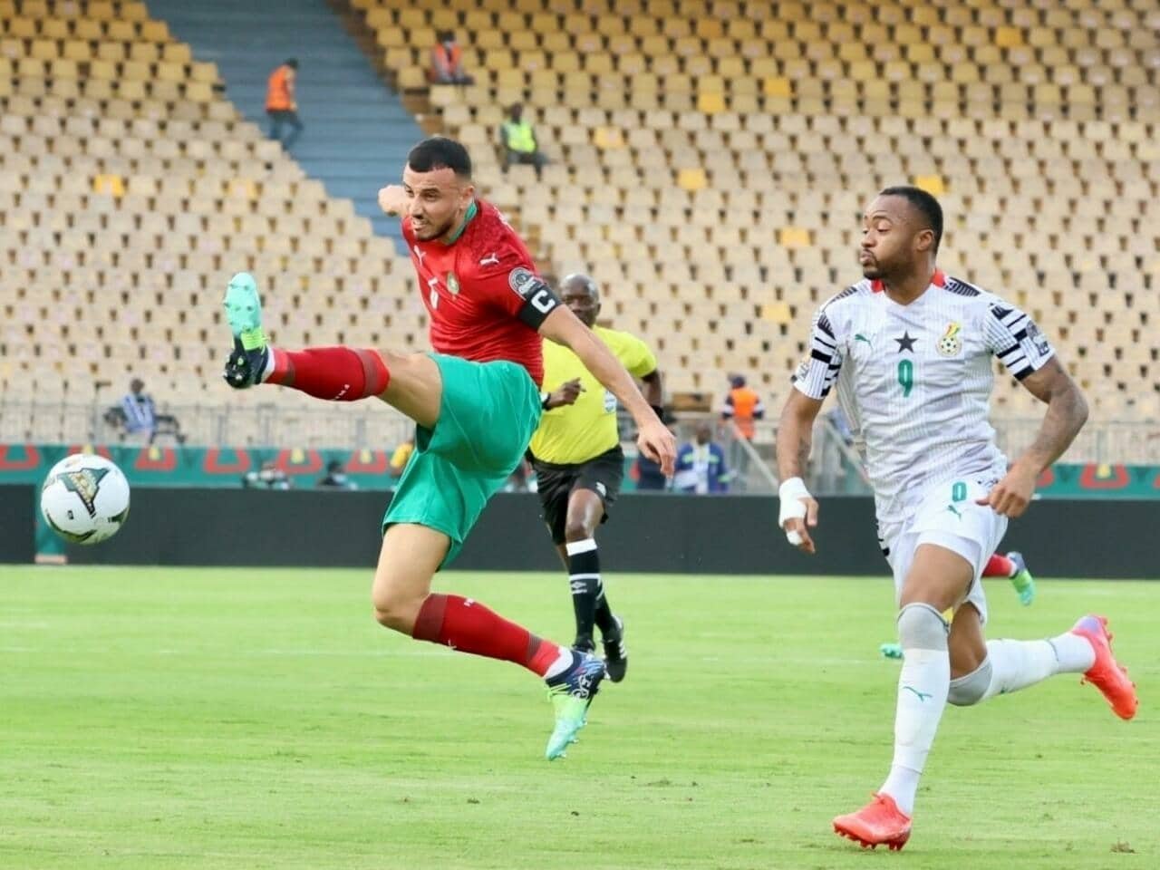 Ghana tombe face au Maroc