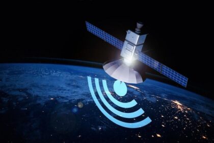 Satellite de communication en Afrique du Sud