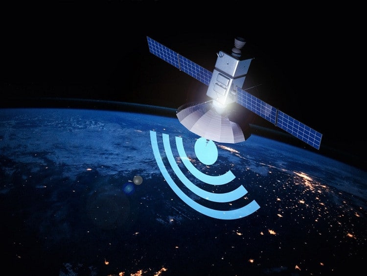Satellite de communication en Afrique du Sud