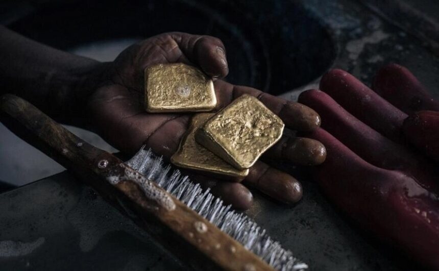 Exportation d'or par la RDC