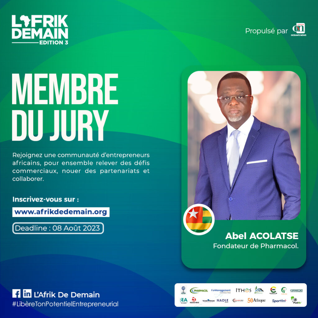 jury du programme L'Afrik De Demain 2023
