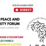Lomé Peace and Sécurity Forum 2023