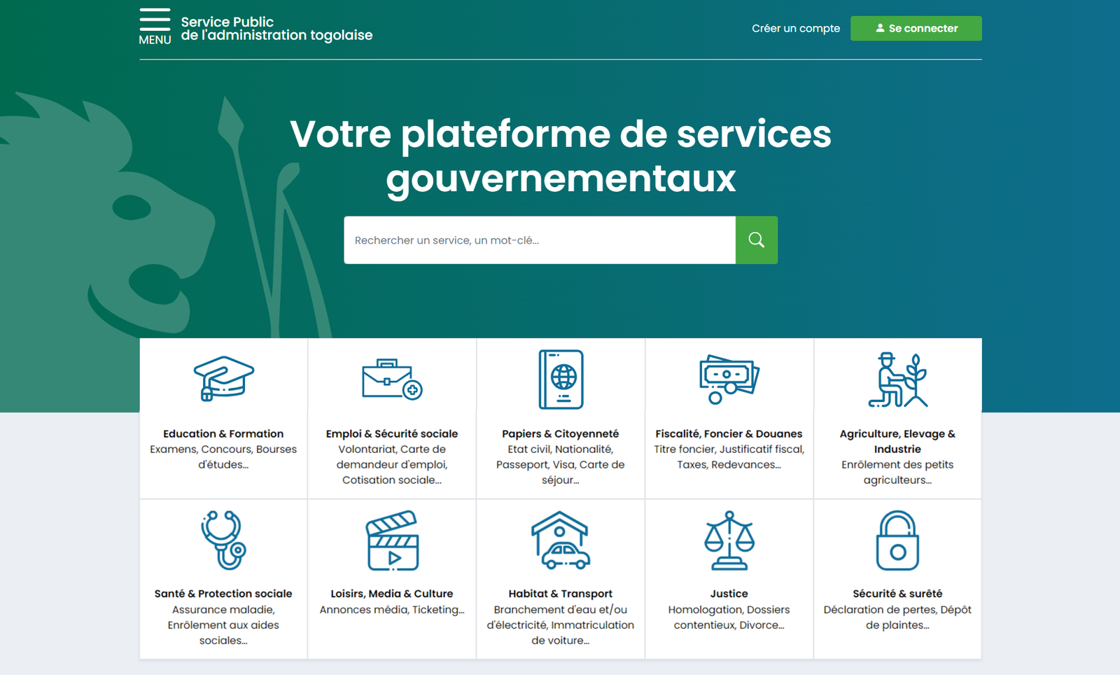 services digitalisés de l’administration