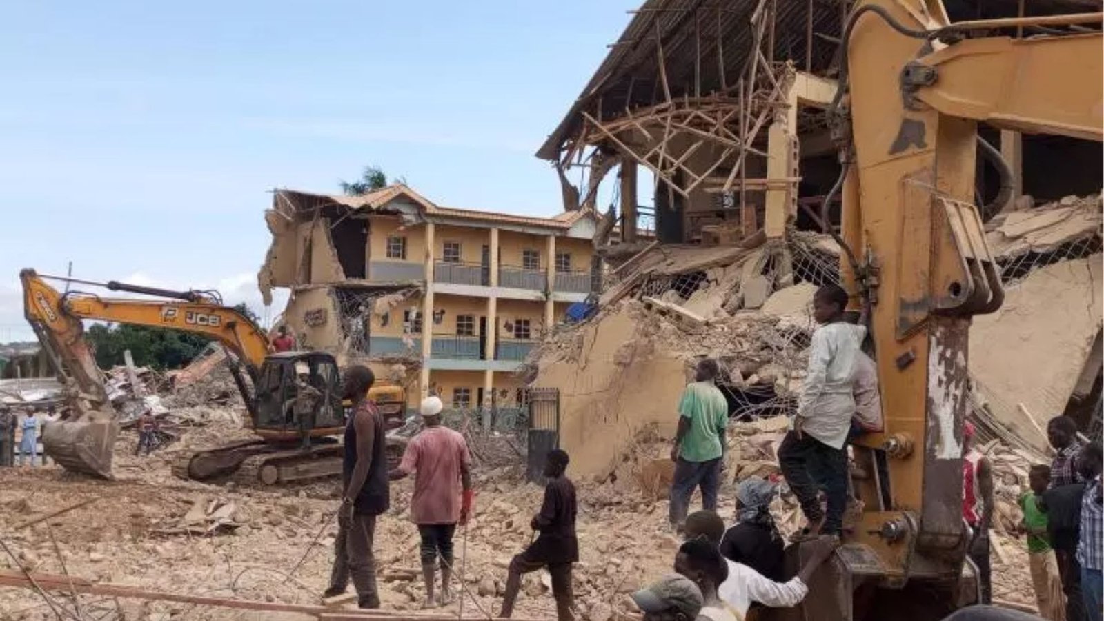 effondrement d’une école au Nigeria