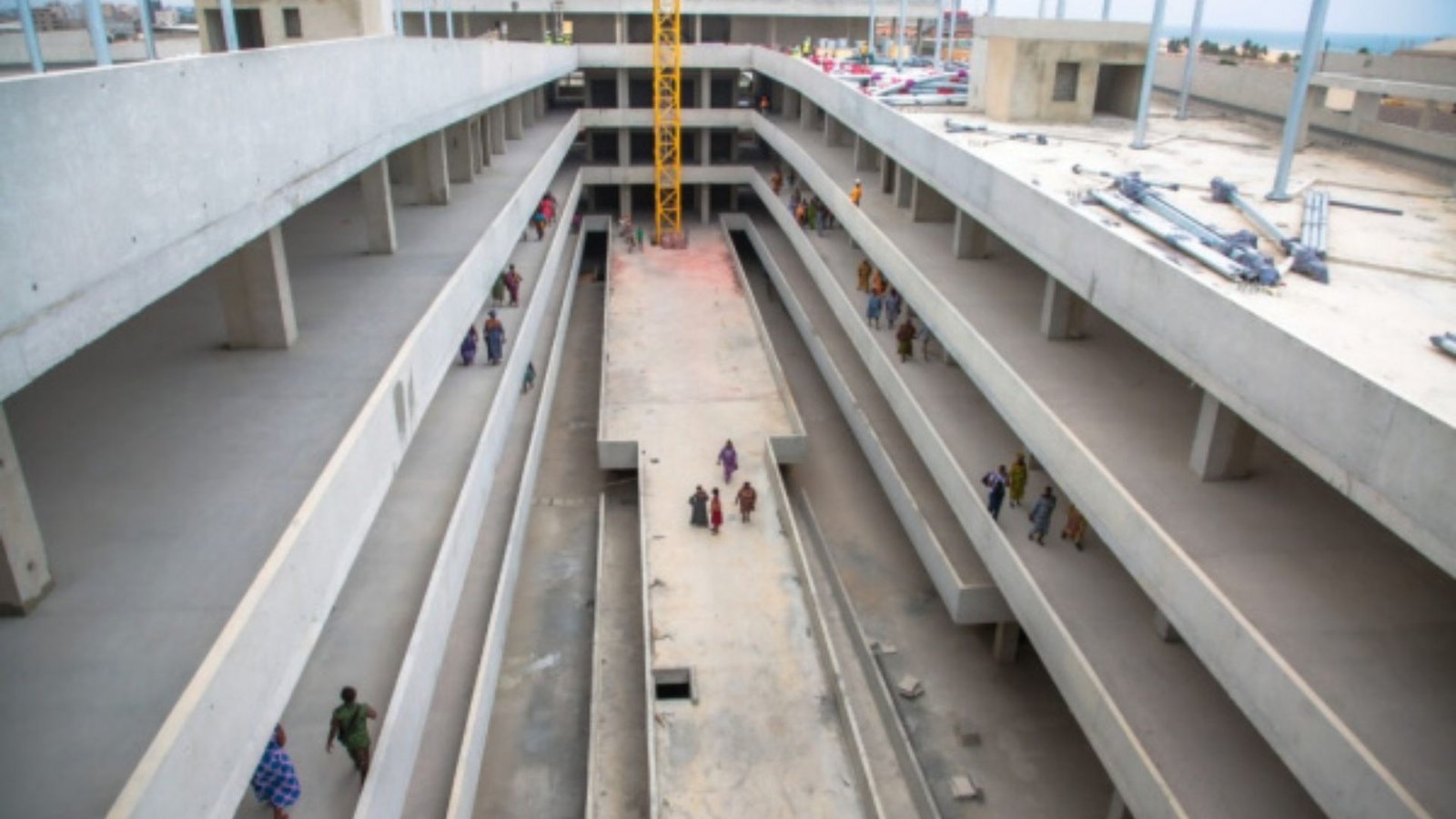 reconstruction du Grand Marché de Lomé