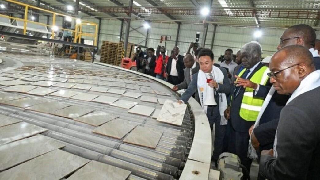 usine de fabrication de carreaux en Côte d’Ivoire