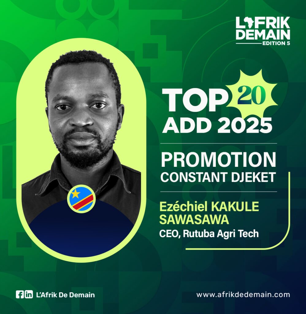 Ezéchiel Kakule Sawasawa, CEO de Rutuba Agri Tech