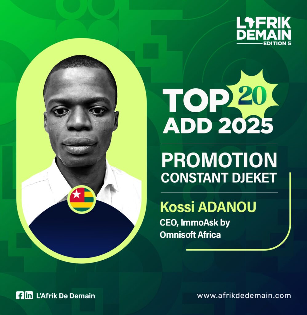 Kossi Adanou, CEO d’ImmoAsk
