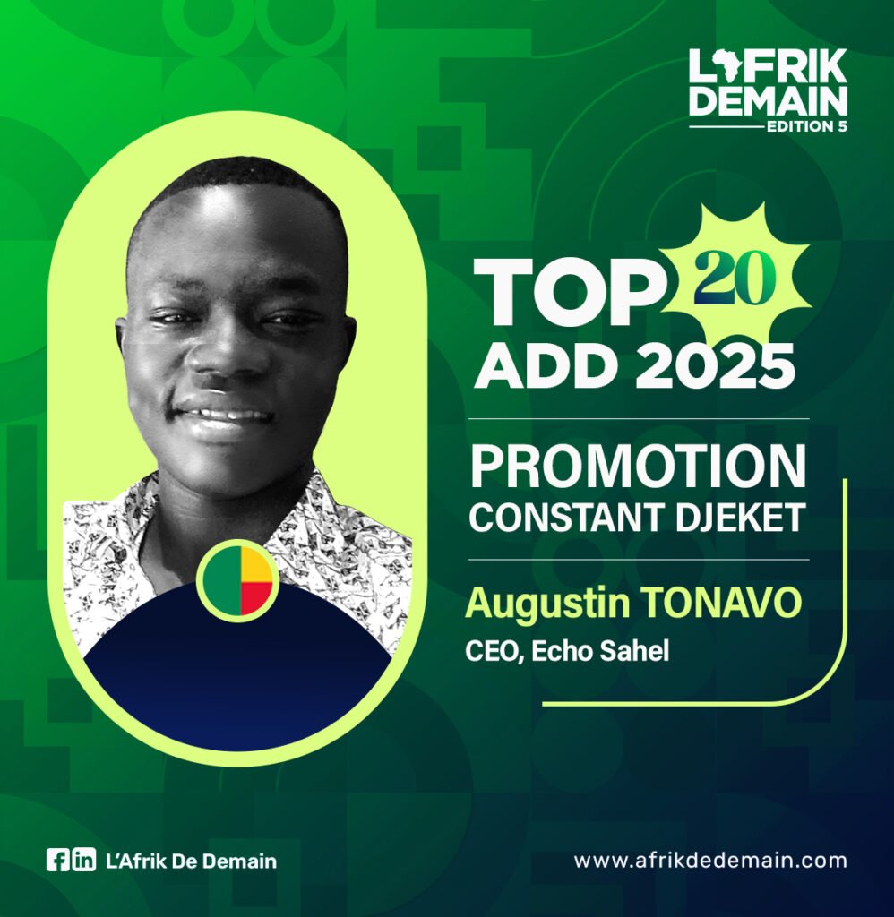Augustin Tonavo, CEO d’Echo Sahel