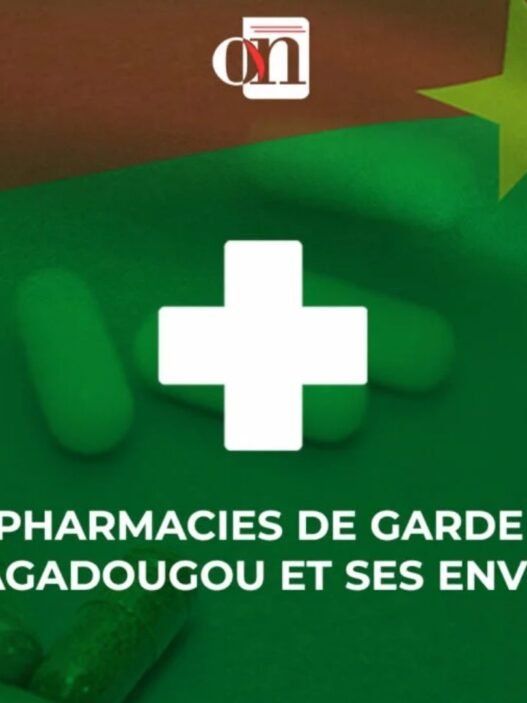 pharmacies de garde à Ouagadougou du 29 août au 5 septembre